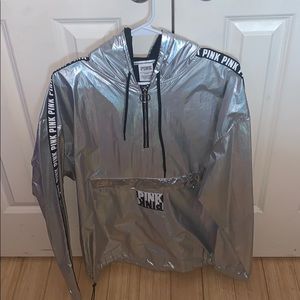 PINK Holographic Wind Breaker.